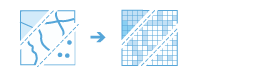 Convert Feature to Raster diagram